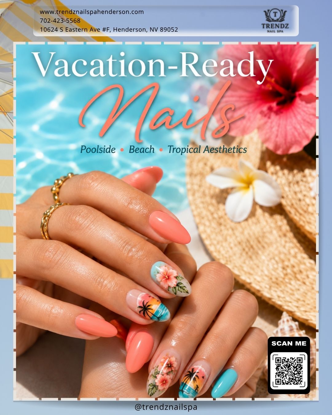 Summer Nail Ideas - Best travel nail style - Nail on vacation 2026